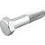 Parafuso sextavado zincado 7/8" x 6.1/2" UNC rosca parcial  Kit com 10 peças VONDER - Imagem 1