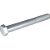 Parafuso sextavado zincado 7/8" x 7.1/2" UNC rosca parcial  Kit com 10 peças VONDER - Imagem 1