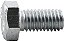 Parafuso sextavado zincado 8mm x 16mm MA rosca total caixa com 200 peças VONDER - Imagem 3