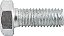Parafuso sextavado zincado 8mm x 20mm MA rosca total caixa com 200 peças VONDER - Imagem 3