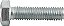 Parafuso sextavado zincado 8mm x 30mm MA rosca total caixa com 200 peças VONDER - Imagem 3