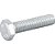 Parafuso sextavado zincado 8mm x 35mm MA rosca total caixa com 200 peças VONDER - Imagem 1
