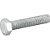 Parafuso sextavado zincado 8mm x 40mm MA rosca total caixa com 200 peças VONDER - Imagem 1