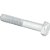 Parafuso sextavado zincado 8mm x 45mm MA caixa com 200 peças VONDER - Imagem 2