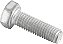 Parafuso sextavado zincado 5mm x 16mm MA caixa com 500 peças VONDER - Imagem 4