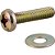 Parafuso com arruela para suporte de TV M8 x 35mm VONDER - Imagem 1