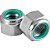 Porca autotravante sextavada 1.1/4" UNC alta zincada pacote com 25 peças VONDER - Imagem 1