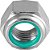 Porca autotravante sextavada 1.1/4" UNC alta zincada pacote com 25 peças VONDER - Imagem 3