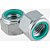 Porca autotravante sextavada 1.1/8" UNC alta zincada pacote com 25 peças VONDER - Imagem 1