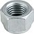 Porca autotravante sextavada 1.1/8" UNC alta zincada pacote com 25 peças VONDER - Imagem 3