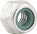 Porca autotravante sextavada 3/8" UNC alta zincada VONDER - Imagem 1