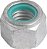 Porca autotravante sextavada 5/8" UNC alta zincada pacote com 25 peças VONDER - Imagem 4