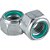 Porca autotravante sextavada 7/8" UNC alta zincada pacote com 50 peças VONDER - Imagem 1