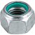 Porca autotravante sextavada 7/8" UNC alta zincada pacote com 50 peças VONDER - Imagem 2