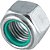 Porca autotravante sextavada 7/8" UNC alta zincada pacote com 50 peças VONDER - Imagem 4
