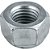 Porca autotravante sextavada 7/8" UNC alta zincada pacote com 50 peças VONDER - Imagem 7