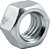 Porca sextavada 1/2" UNC zincada cartela com 6 peças VONDER - Imagem 1