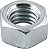 Porca sextavada 1/2" UNC zincada cartela com 6 peças VONDER - Imagem 2
