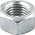 Porca sextavada 7/8" UNC zincada cartela com 2 peças VONDER - Imagem 2