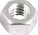Porca sextavada inox UNC 1/4" VONDER - Imagem 3
