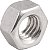 Porca sextavada inox UNC 5/16" VONDER - Imagem 1