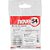 Rebite de repuxo 3,2mm x 8,0mm branco pacote com 100 peças NOVE54 - Imagem 2