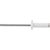 Rebite de repuxo 4,8mm x 10,0mm branco pacote com 50 peças NOVE54 - Imagem 3