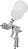 Pistola para pintura tipo gravidade 1,3mm caneca 600ml FLG-515 G13 DEVILBISS - Imagem 1