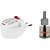 Aparelho vaporizador elétrico com refil líquido repelente contra mosquitos e pernilongos Anti-Inset Elétrico Kit 60 Noites 1126-2 JIMO - Imagem 1