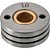 Roldana de arraste 1,0 mm/1,2mm arame de aço tubular para a máquina MIG/MAG MMP 300 VONDER - Imagem 1