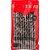 Broca de aço rápido 7/32" com 10 peças DIN 338 HSS kit com 10 peças NOVE54 - Imagem 3