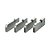 Jogo de cossinetes de aço carbono 2.1/2" e 4" NPT para tubo modelo 8940708BR ROTHENBERGER - Imagem 1