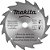 Lâmina de serra circular com dentes de metal duro 185mm x 20mm 16 dentes MAKITA - Imagem 1