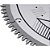 Lâmina de serra circular com dentes de metal duro 300mm x 30mm com 96 dentes para MDF VONDER - Imagem 2