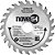Lâmina de serra circular com dentes de metal duro/vídea 110mm x 20mm 24 dentes NOVE54 - Imagem 1