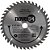 Lâmina de serra circular com dentes de metal duro/vídea 185mm x 20mm 40 dentes NOVE54 - Imagem 1