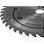 Lâmina de serra circular com dentes de metal duro/vídea 185mm x 20mm 40 dentes NOVE54 - Imagem 5
