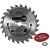 Lâmina de serra circular com dentes de metal duro/vídea 235mm x 25mm 24 dentes NOVE54 - Imagem 4