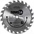 Lâmina de serra circular com dentes de metal duro/vídea 235mm x 25mm 24 dentes NOVE54 - Imagem 3