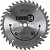 Lâmina de serra circular com dentes de metal duro/vídea 235mm x 25mm 36 dentes NOVE54 - Imagem 1