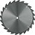 Lâmina de serra circular com dentes de metal duro/vídea 350mm x 30mm 24 dentes VONDER - Imagem 3