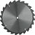 Lâmina de serra circular com dentes de metal duro/vídea 400mm x 30mm 24 dentes VONDER - Imagem 3
