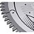 Lâmina de serra circular com vídea para alumínio 250mm x 30mm x 80 dentes VONDER - Imagem 2