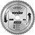 Lâmina de serra circular com vídea para alumínio 250mm x 30mm x 80 dentes VONDER - Imagem 1