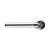 Lima rotativa esférica 6,0mm x 4,7mm com haste 6,0mm DORMER - Imagem 2
