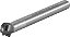 Lima rotativa esférica para alumínio 8,0mm x 8,0mm com haste 6,0mm VONDER - Imagem 1