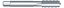 Macho manual de aço rápido 7/8" UNC jogo com 2 peças N°9 DORMER - Imagem 1