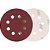 Disco de lixa com costado em pluma 125mm grão 80 embalagem com 10 peças para ILOV 1813 LRV 355 LRD 355 VONDER - Imagem 1