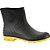 Bota de PVC preta e amarela cano 3/4 com forro 43/44 VONDER - Imagem 2