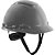 Capacete aba frontal cinza com catraca H-708 HB004732440 3M - Imagem 1